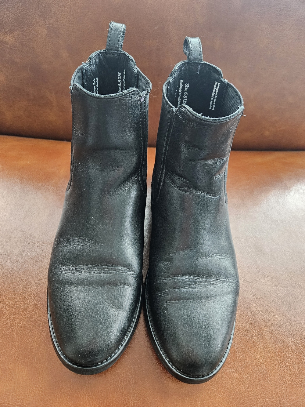 Thursday Boot Company Black Leather Chelsea Boots - Women's Size 6.5